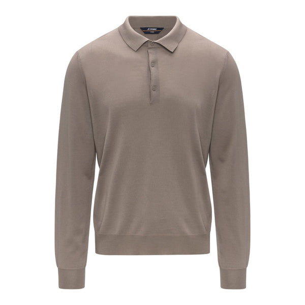 Maglie a manica lunga Uomo K-Way - Rey Wool Merino Blend - Beige