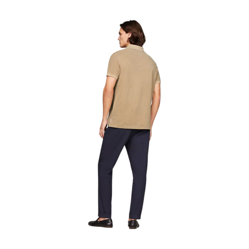 Polo Uomo Tommy Hilfiger - Garment Dye Reg Polo - Beige