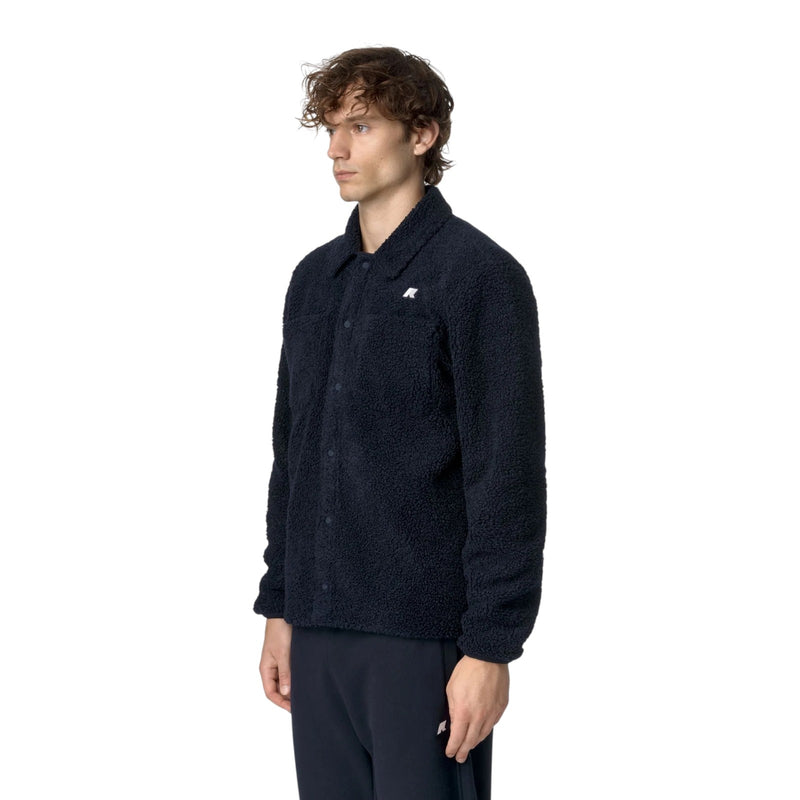 Giubbotti Uomo K-Way - Cameron Sherpa Polar - Blu