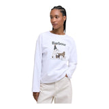 T-shirt Donna Barbour - Woodhouse Ls T-Shirt - Bianco