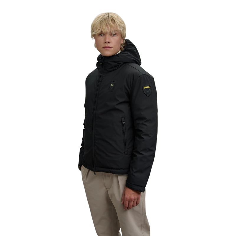 Piumini Uomo Blauer - Ballard Giubbini Corti Reversibile - Nero