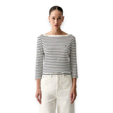 T-shirt Donna Tommy Hilfiger - Cody Boat-Nk 3/4 Slv Tee - Blu
