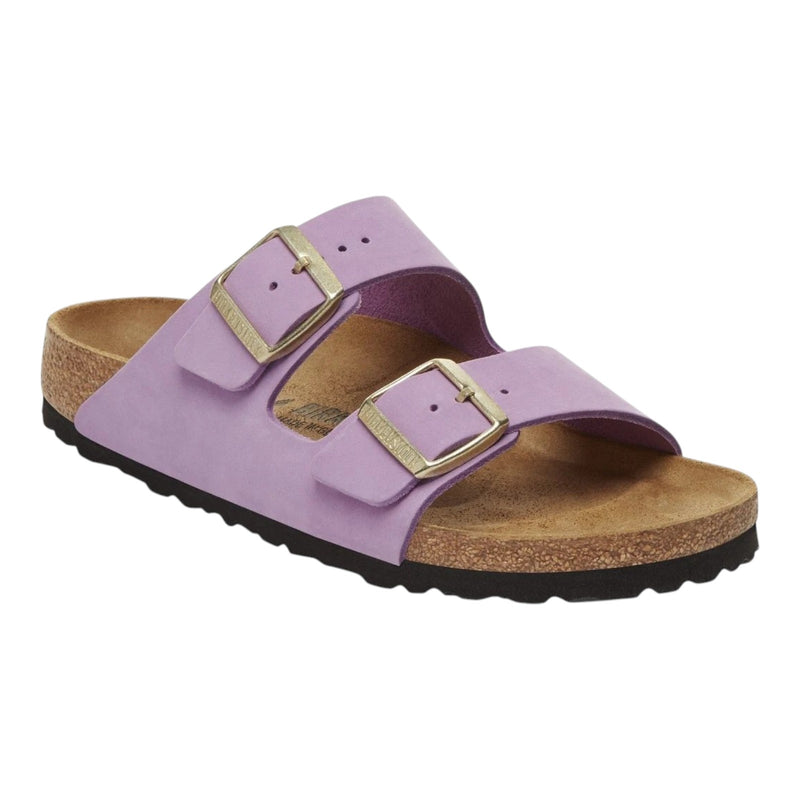 Sandali Donna Birkenstock - Arizona Crocus Nubuck Leather - Lilla
