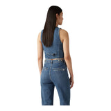 Gilet Donna Levi's - Tailored Vest Denim Big - Denim