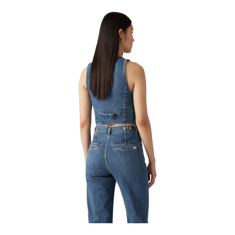 Gilet Donna Levi's - Tailored Vest Denim Big - Denim