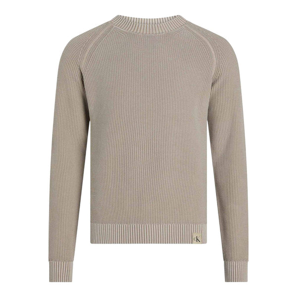 Maglioni Uomo Calvin Klein - Washed Raglan Sweater - Grigio