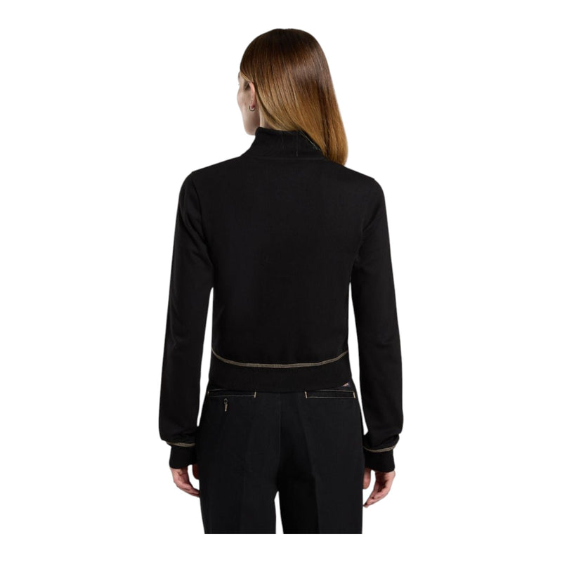 Cardigan Donna Dickies - Funnel Neckl Fz Cardigan W - Nero