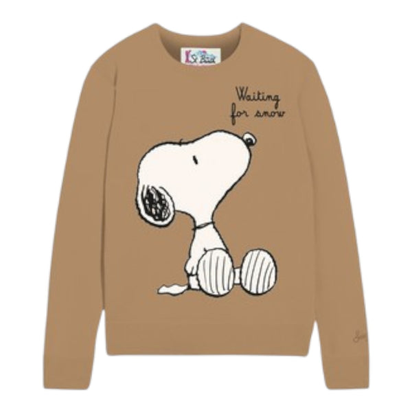 Maglioni Donna Mc2 Saint Barth - New Queen New Crewneck Sweater - Beige