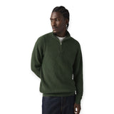Maglioni Uomo Levi's - Hm Quarter Zip Sweater Duffel Bag Heathe - Verde