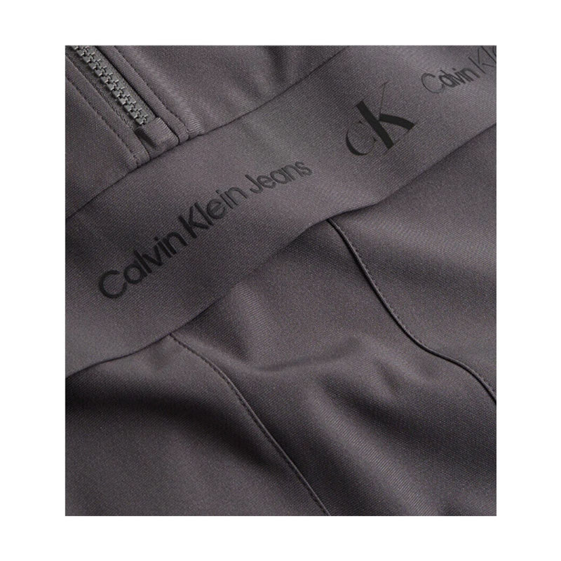 Giubbini Uomo Calvin Klein - Technical Logo Repeat Halfzip - Grigio