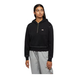 Felpe con cappuccio Donna Dickies - Oakport 1/4 Zip Hoodie W - Nero