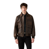 Giubbotti Uomo Levi's - Clayton Leather Aviator - Marrone