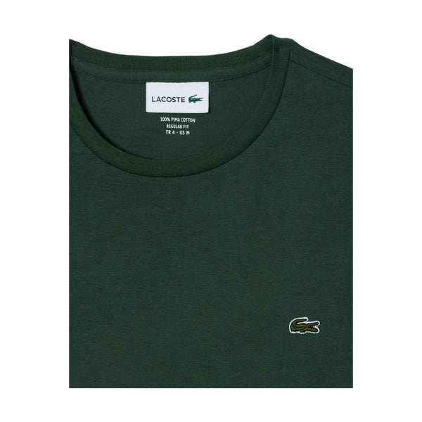 T-shirt Uomo Lacoste - T-Shirt 100% Pima Cotton - Verde