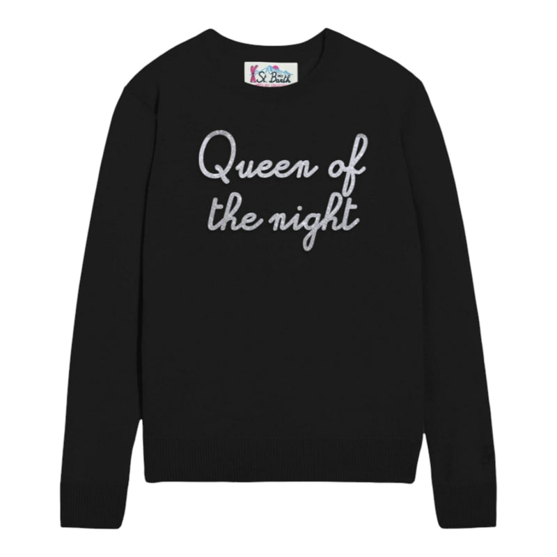 Maglioni Donna Mc2 Saint Barth - New Queen New Crewneck Sweater - Nero