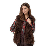 Gilet Donna Surkana - Gilet in ecopelliccia - Marrone