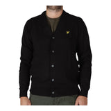 Cardigan Uomo Lyle & Scott - Cotton Merino V Neck Cardigan - Nero