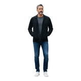 Maglioni Uomo Alpha Studio - Giacca Rever M/L Giacche Merinos - Nero