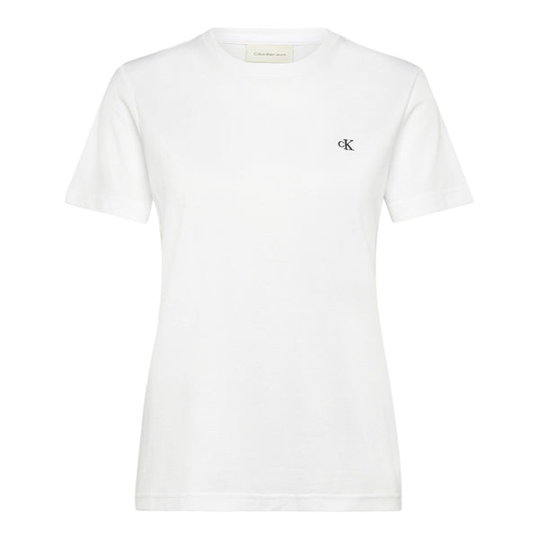 T-shirt Donna Calvin Klein - Archive Jersey Crew Tee EU - Bianco