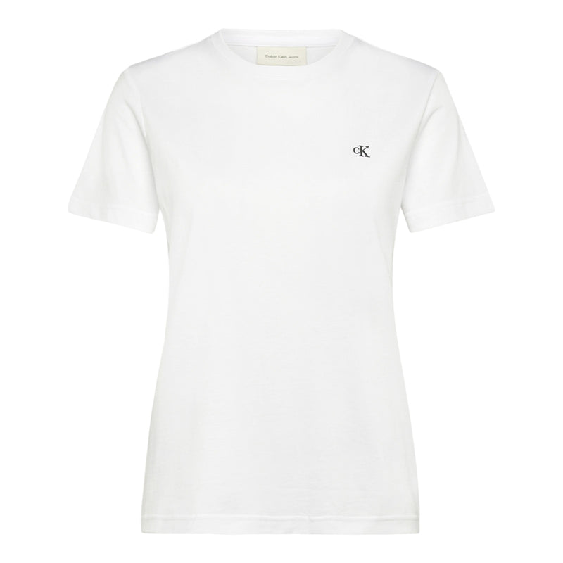 T-shirt Donna Calvin Klein - Archive Jersey Crew Tee EU - Bianco