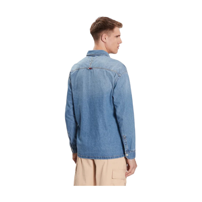 Camicie casual Uomo Tommy Hilfiger - Tjm Classic Denim Ov - Azzurro