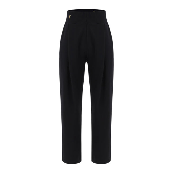 Pantaloni Donna MACRON CLUB HOUSE - Mch Fcf Wmn Luna Milo Long Pant Baln Blk - Nero