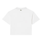 T-shirt Bambino Lacoste - Lcg S/S Knit Top - Bianco
