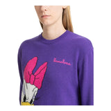 Maglioni Donna Mc2 Saint Barth - New Queen New Crewneck Sweater - Viola