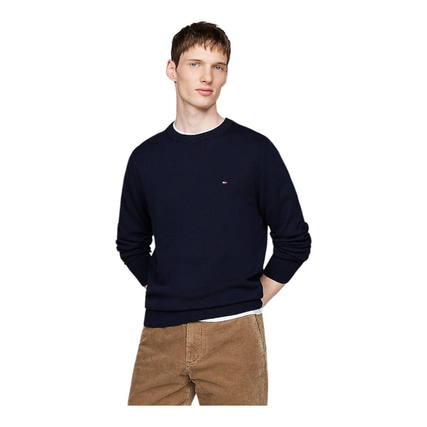 Maglie a manica lunga Uomo Tommy Hilfiger - Pima Org Ctn Cashmere Crew Neck - Blu