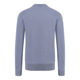 Maglie Uomo Alpha Studio - Girocollo M/L Cotone Crepe Urban Fit - Azzurro