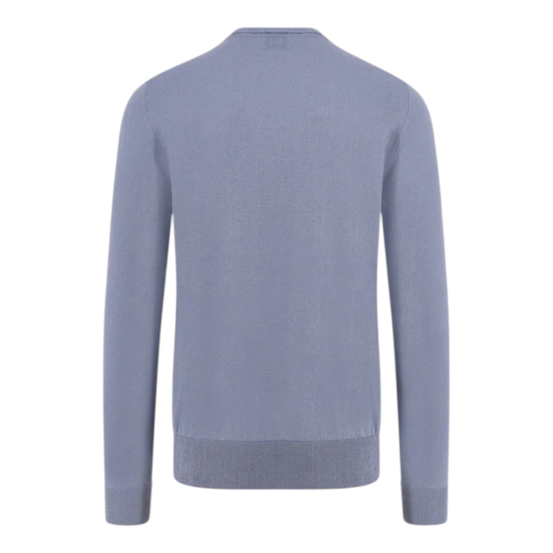 Maglie Uomo Alpha Studio - Girocollo M/L Cotone Crepe Urban Fit - Azzurro