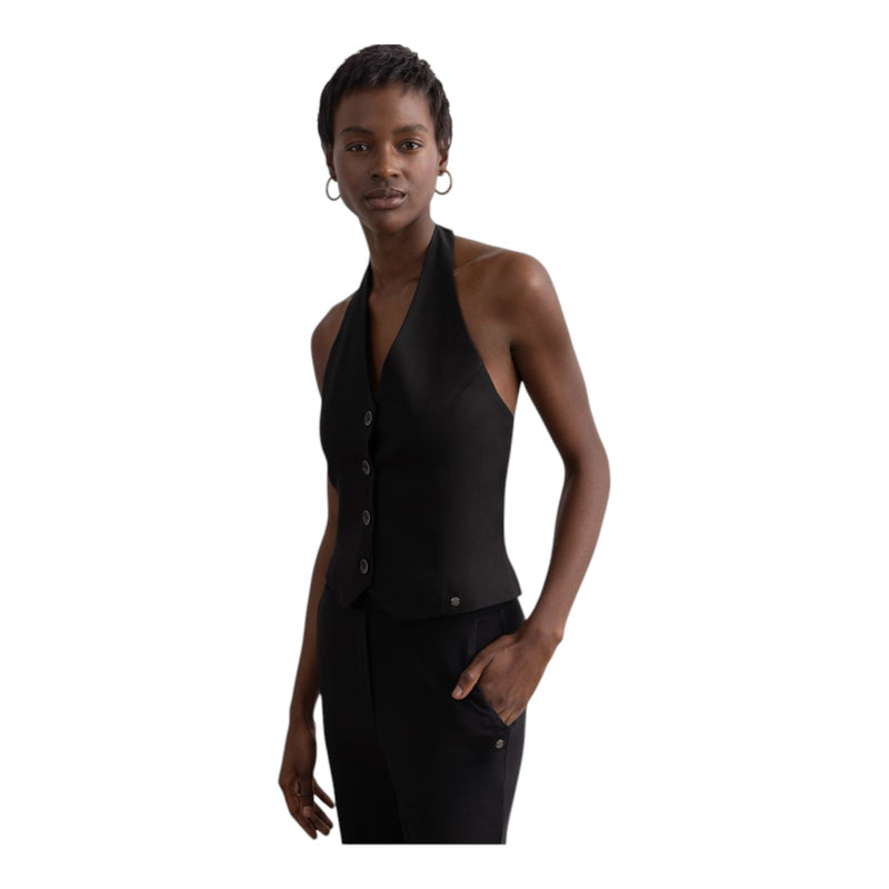 Gilet Donna Surkana - Giubbotto halter - Nero