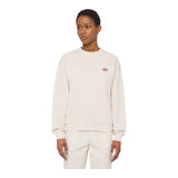 Felpe senza cappuccio Donna Dickies - Millersburg Sweatshirt Whitecap Gray - Panna