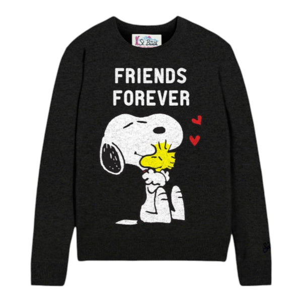 Maglioni Donna Mc2 Saint Barth - New Queen New Crewneck Sweater - Nero