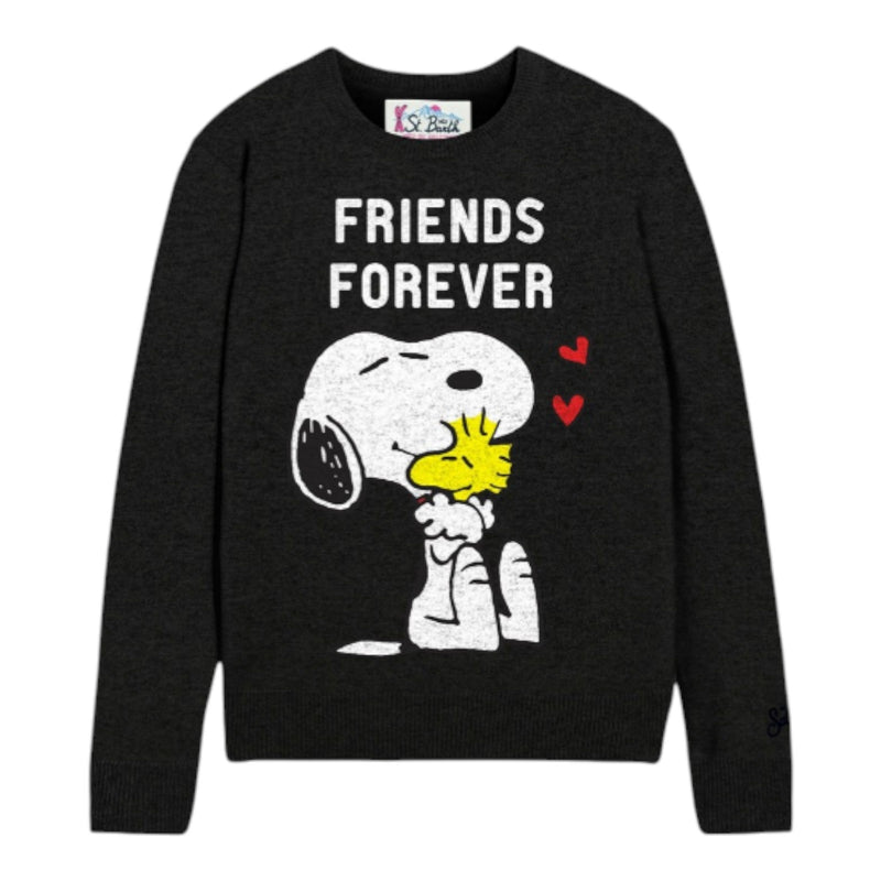 Maglioni Donna Mc2 Saint Barth - New Queen New Crewneck Sweater - Nero