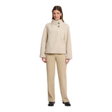 Cappotti Donna RINO & PELLE - Jacket with high collar - Panna