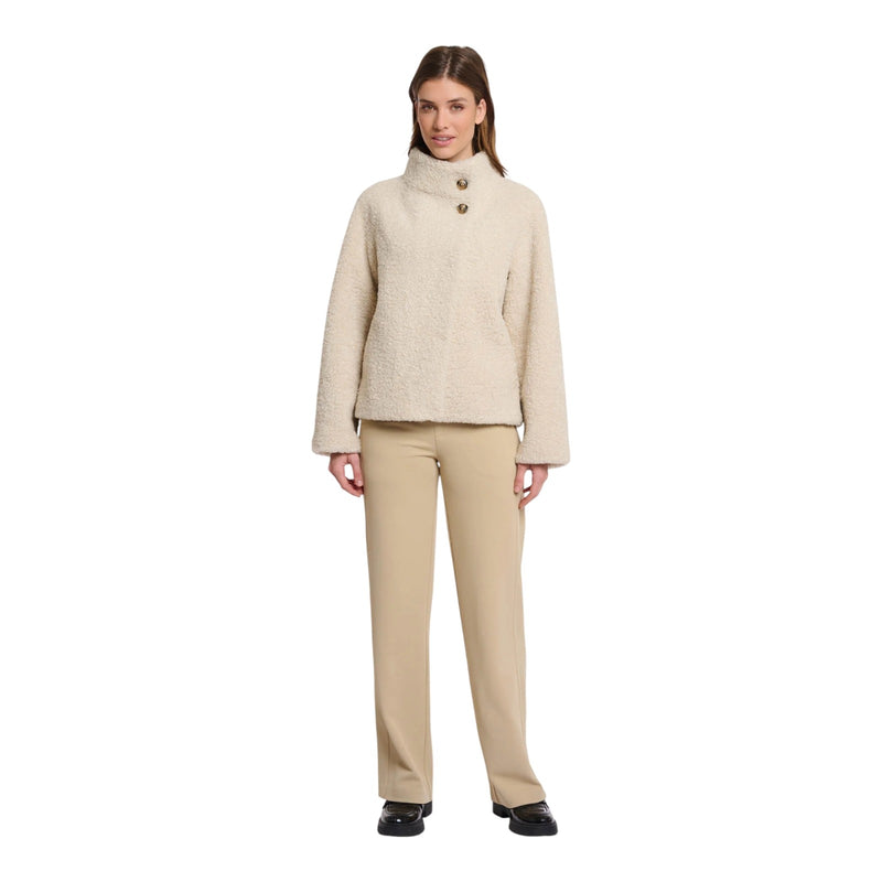 Cappotti Donna RINO & PELLE - Jacket with high collar - Panna