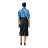 Gonne casual Donna Levi's - Decon Slit Midi Skirt - Denim