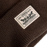 Baschi e berretti Uomo Levi's - Backpatch Beanie Bracken - Marrone