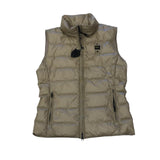 Gilet Donna Blauer - Smanicati Imbottito Piuma - Beige