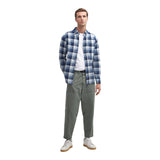 Camicie casual Uomo Barbour International - Hillroad Tailored Shirt - Blu