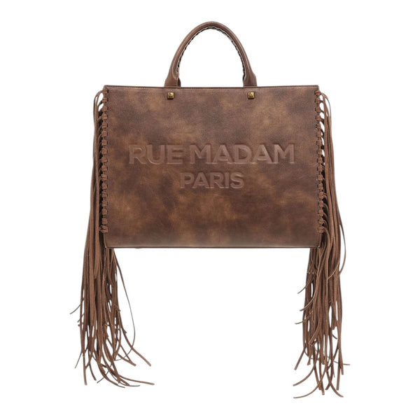 Borse a mano Donna Rue Madam Paris - Texas Tote Bag - Cognac