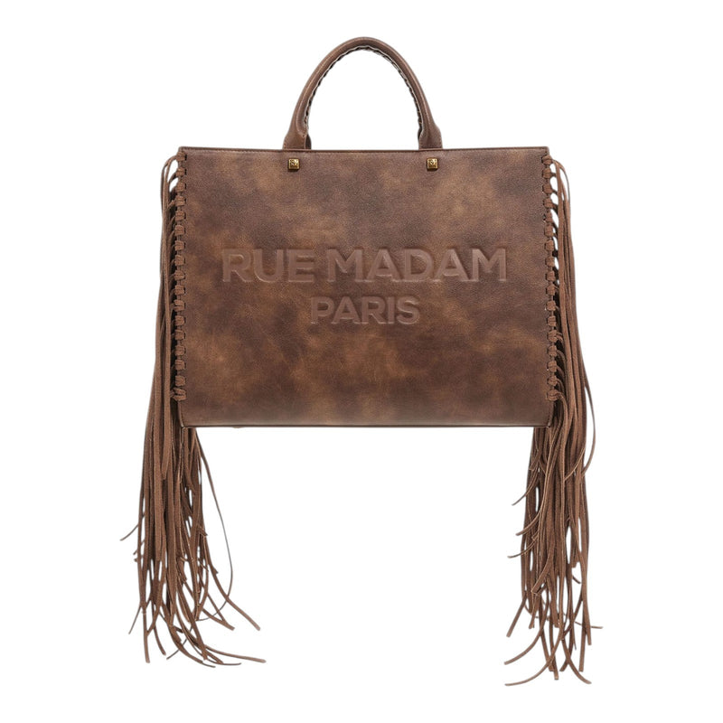 Borse a mano Donna Rue Madam Paris - Texas Tote Bag - Cognac