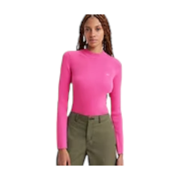 Maglie Donna Levi's - Crew Rib Sweater - Fucsia