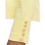 Maglioni Donna Tommy Hilfiger - Co Jersey Fine Gg V-Nk Ls Swt - Giallo