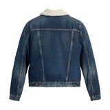 Giubbini Donna Levi's - Original Sherpa Trucker - Blu