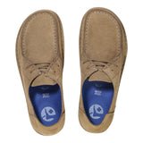Mocassini Uomo Birkenstock - Utti Lace N gray taupe, Suede Leather - Marrone