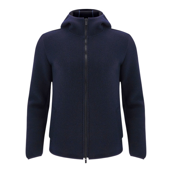Cappotti Uomo MACRON CLUB HOUSE - Mch Fcf Francesco Hooded Jacket - Blu