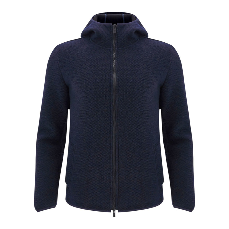 Cappotti Uomo MACRON CLUB HOUSE - Mch Fcf Francesco Hooded Jacket - Blu