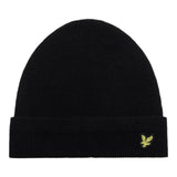 Berretti in maglia Uomo Lyle & Scott - Racked Rib Beanie - Nero