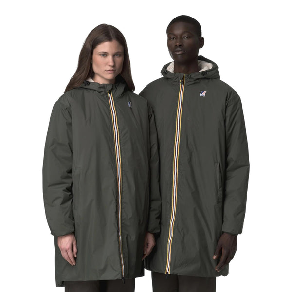 Giubbotti Uomo K-Way - Le Vrai 4.0 Eiffel East Orsetto - Verde